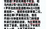 关于C罗再度上演帽子戏法，德布劳内后防线成筛子！的信息